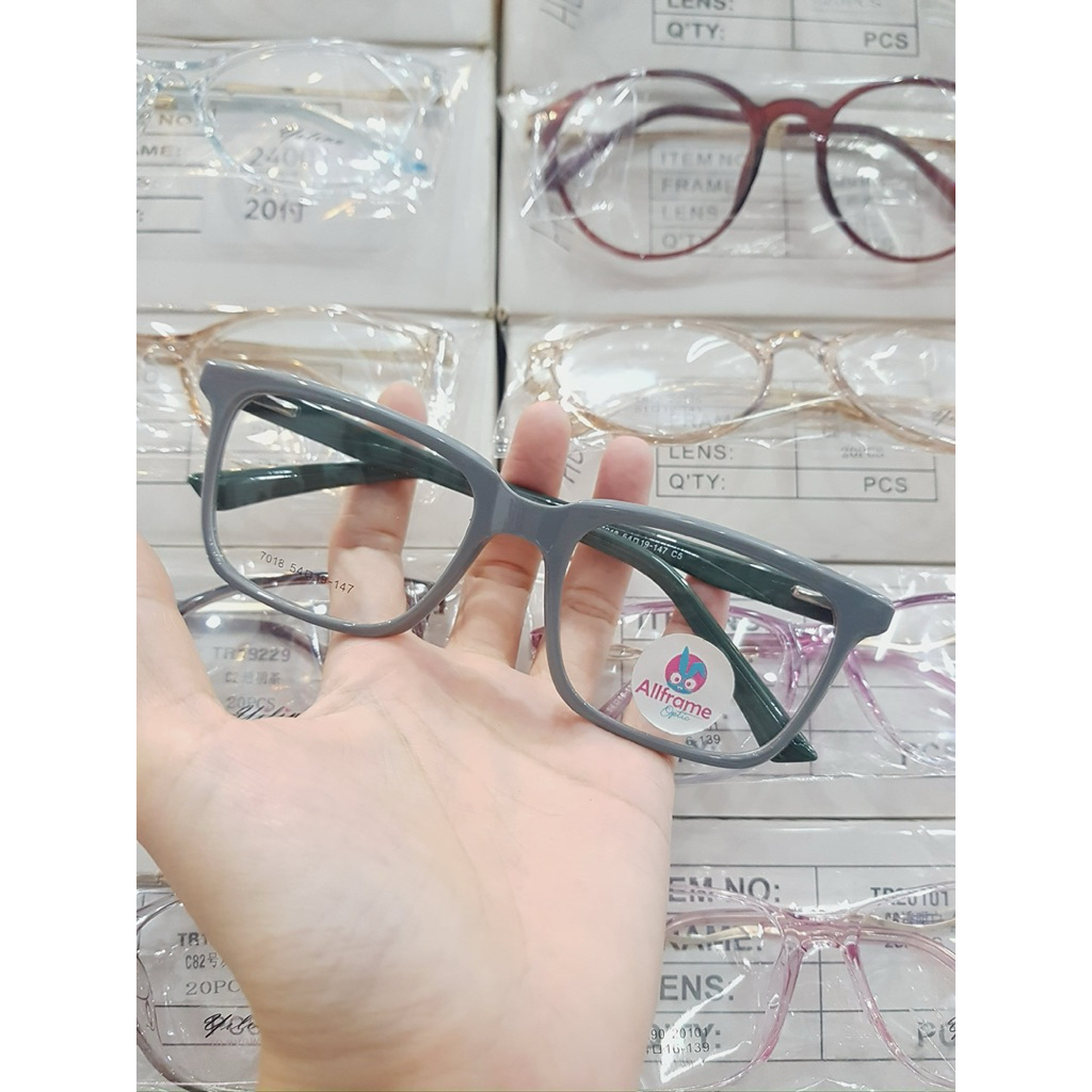 KACAMATA PRIA PERSEGI KEREN KODE 7018 ANTI RADIASI