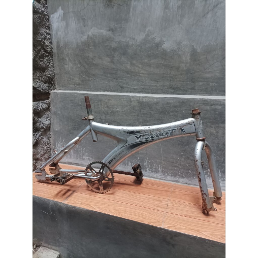 Frame sepeda BMX lawas Yokota mirip Specialized Fatboy Ukuran 20"
