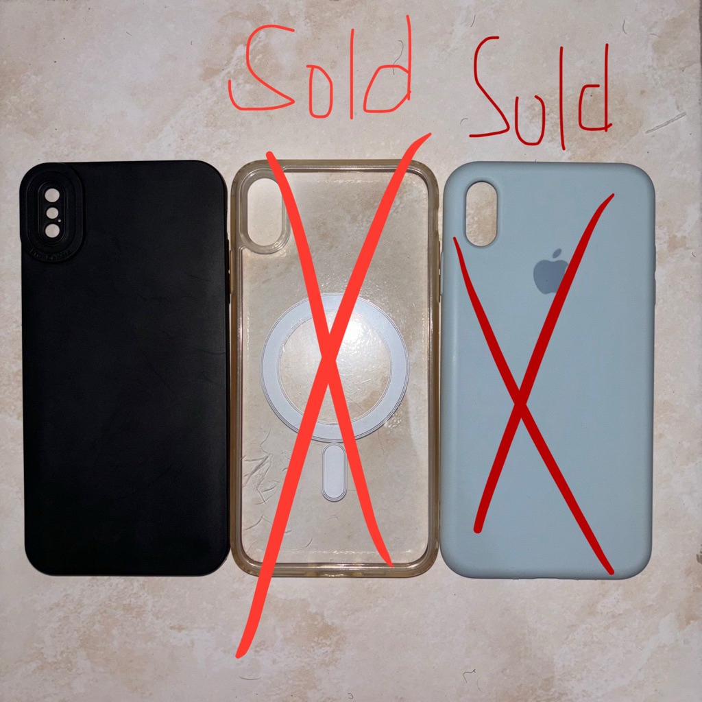 [second preloved] ‼️DAPAT 3‼️ MURAH CASING CASE IPHONE XS MAX