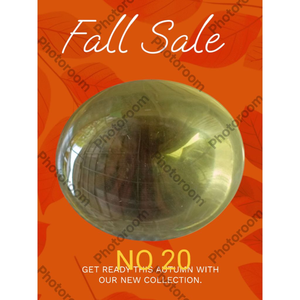 Batu Kecubung Bensin/kuning jumbo