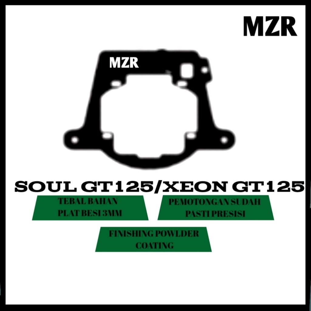 BREKET BILED 2.5 INCH SOUL GT/XEON GT125