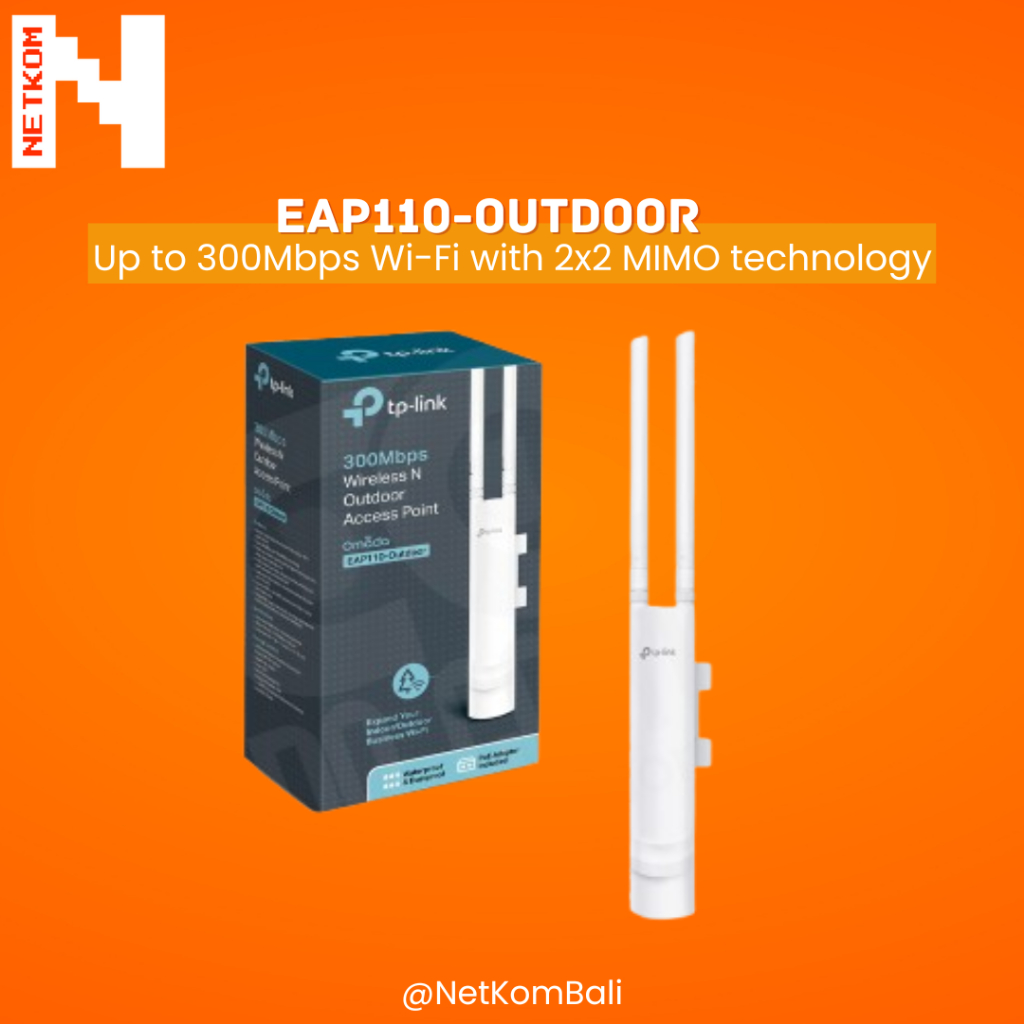 Access Point Tp-link EAP110-Outdoor 300Mbps Wireless N Outdoor Access Point