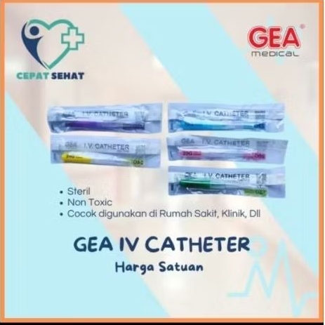 ECER GEA Abocath 20G 22G 24G 26G