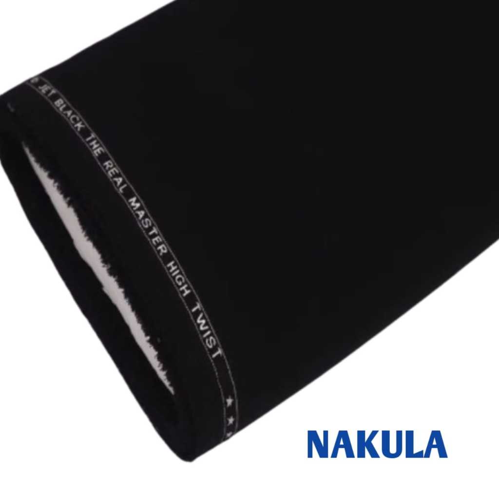 KAIN HIGH TWIST JETBLACK HITAM