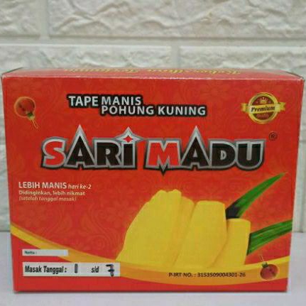 Tape Singkong Sari Madu 600 gram Khas Jember