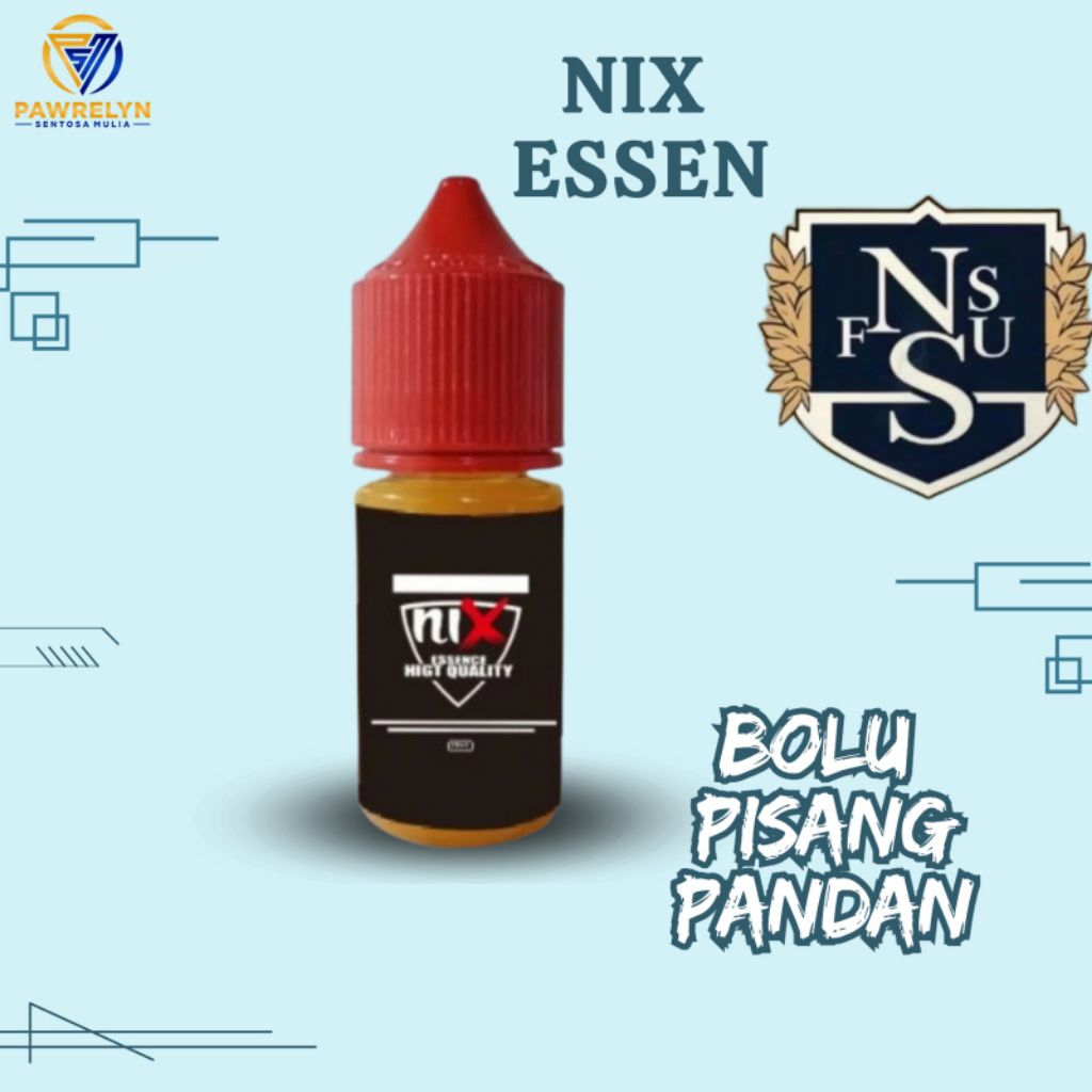 NFSU - Essen Bolu Pisang Pandan/Nix Essen Aroma Bolu Pandan Pisang Amis Wangi Gurih