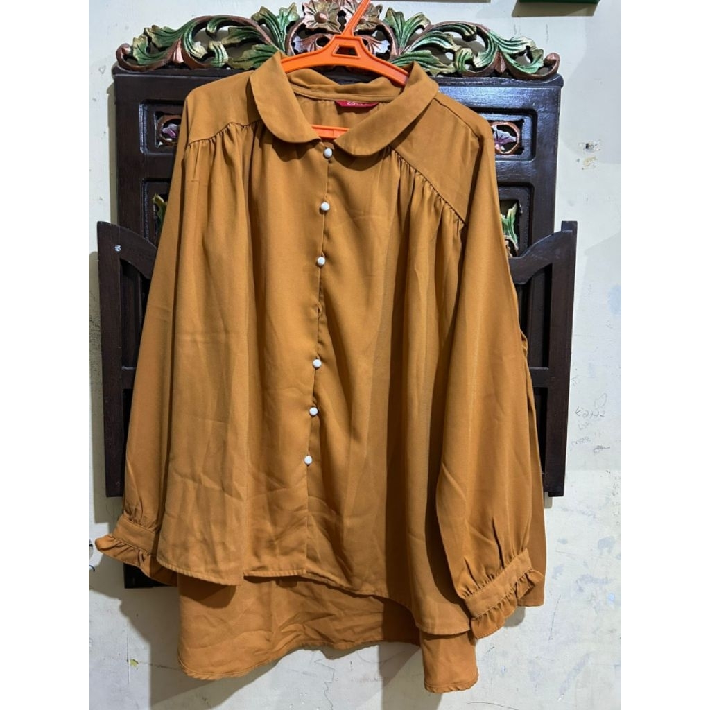 preloved benang jarum/blouse benang jarum