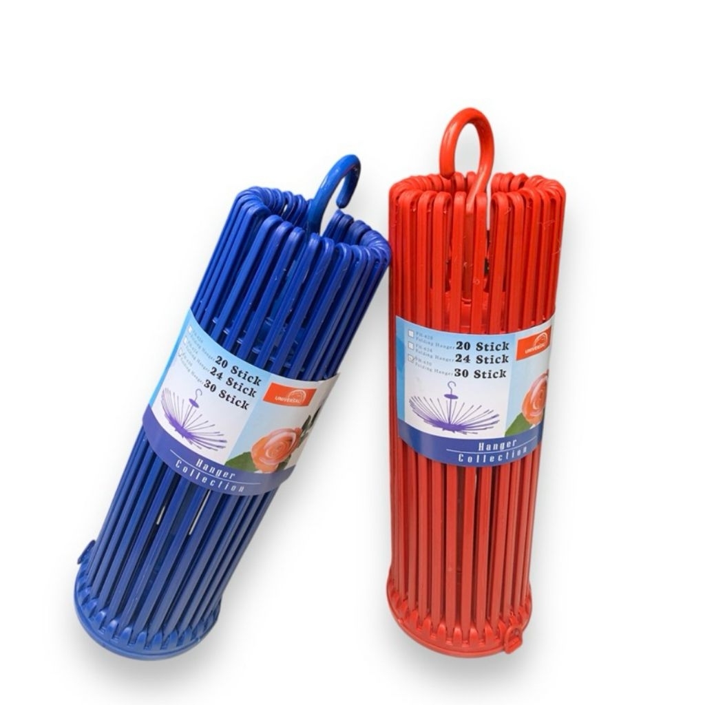 FOLDING HANGER STICK/Gantungan baju bayi/ Jemuran baju bayi/ Jemuran baju bulat/jemuran baju lipat b