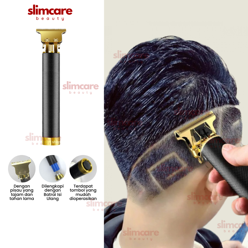 Alat Cukur Rambut Hair Clipper Portable Tanpa Kabel Potong Jenggot Alat Potong Rambut Anak Dewasa