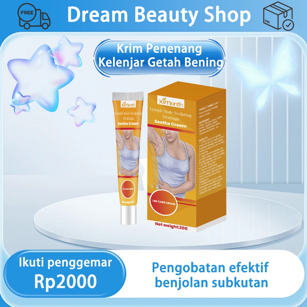 Ximonth Lymph Node Sculpting Drainage Soothe Cream Lipoma Removal Cream Treat Subcutaneous Lumps 20g