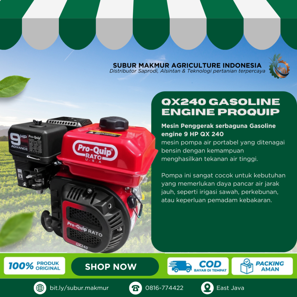 QX240 GASOLINE ENGINE PROQUIP