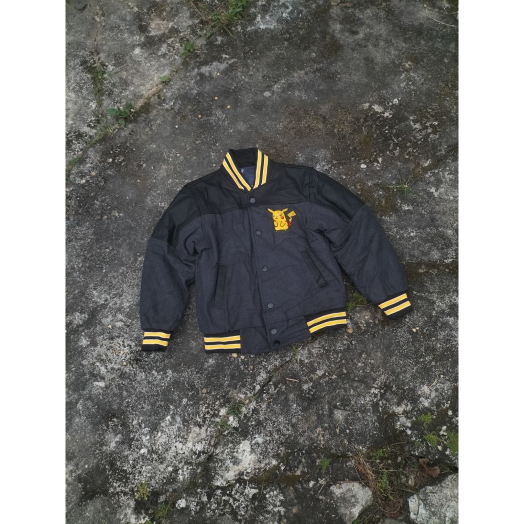 JACKET VARSITY ANAK POKEMON/PIKACHU