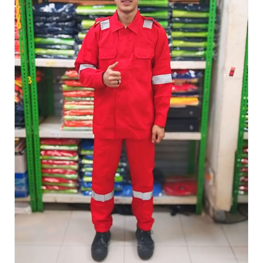 Safety nomex IIIA baju celana / wearpack NOMEX IIIA original tahan api