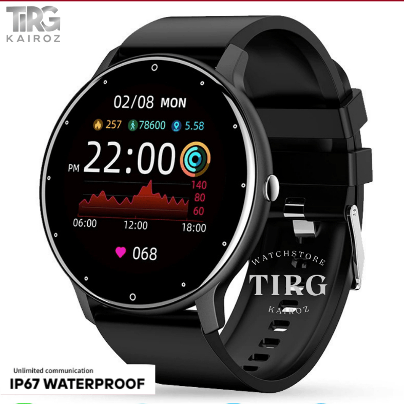 Big Promo Tirg Smartwatch Zl02D Layar Terang 1.28'' Antiair Ip67 Olahraga Detak Jantung Jam Tangan