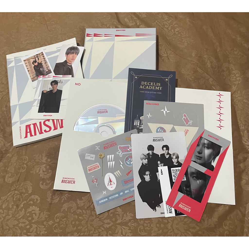 [ UNSEALED ] ALBUM ENHYPEN DIMENSION : ANSWER NO VERSION WEVERSE SUNOO JAY HEESEUNG PC WEVERSE SUNGH