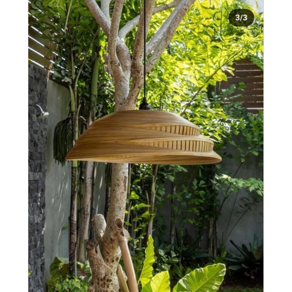 LAMPU BAMBU GANTUNG