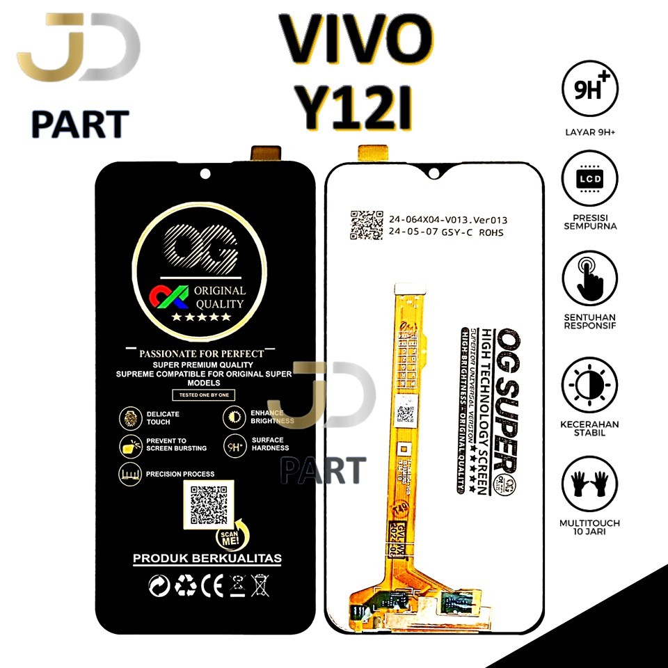 LCD TOUCHSCREEN VIVO Y12I COMPLETE ORIGINAL 100% FULLSET