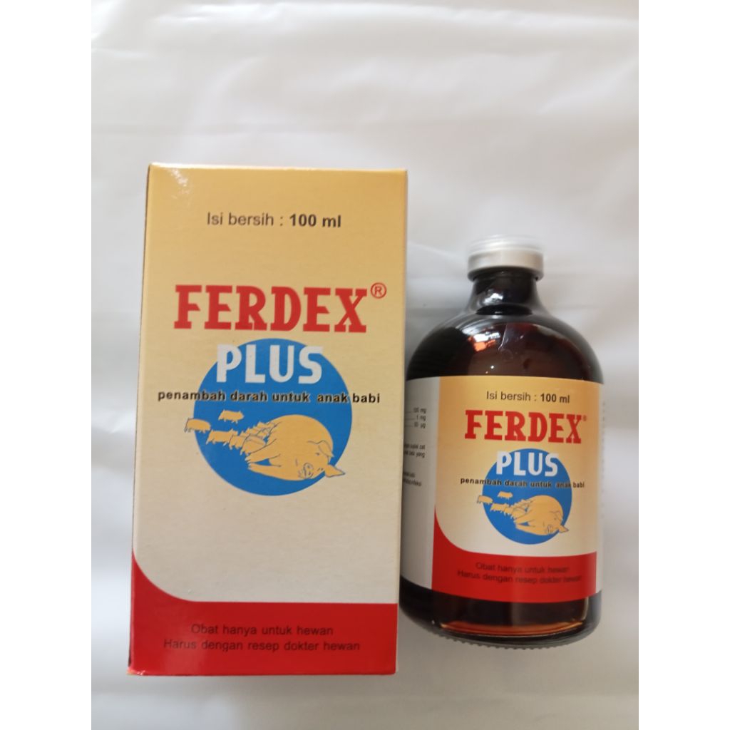 ferdex plus 100ml-penambah darah untuk anak babi