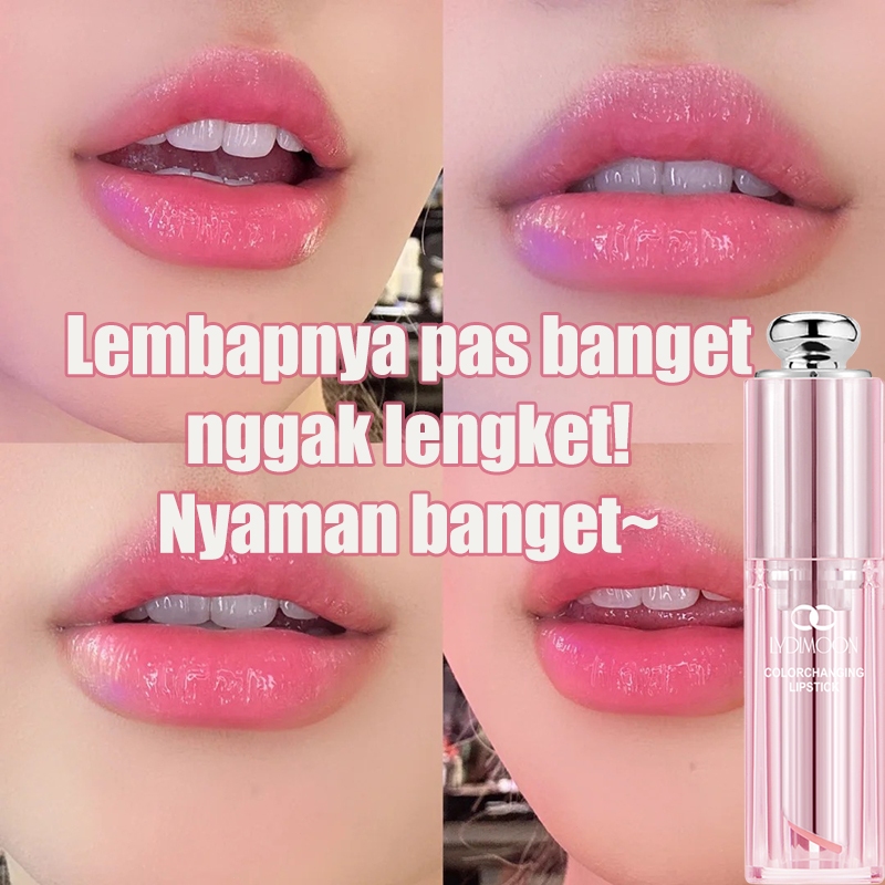 Lip balm Lipstik yang berubah warna sesuai suhu Pelembap bibir Lipstik pink Lip balm lucu Lip balm p