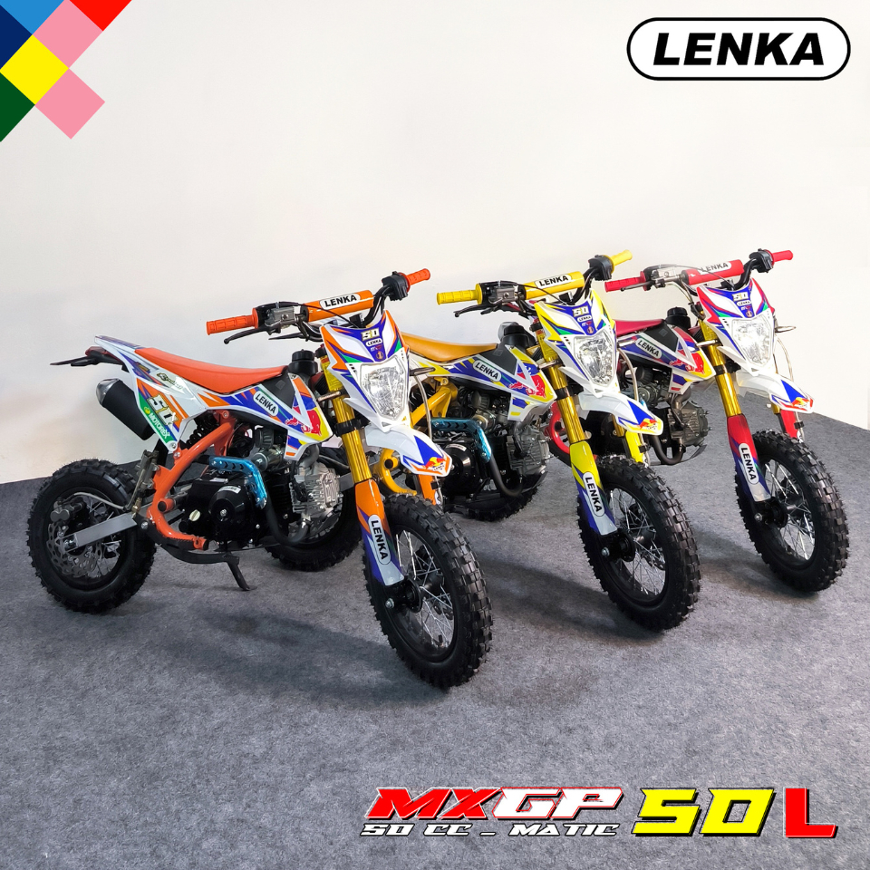 Lenka Motor Cross Medium Trail MXGP 50L 50CC 4Tak Lenka MXGP - 50L