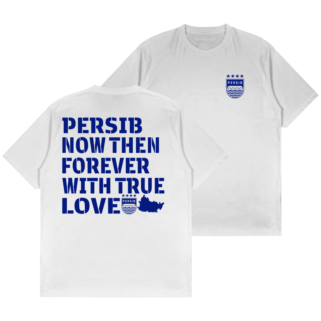 Kaos Pria Dewasa Persib Bandung Forever Casual Combed 24s T-shirt Casual Football
