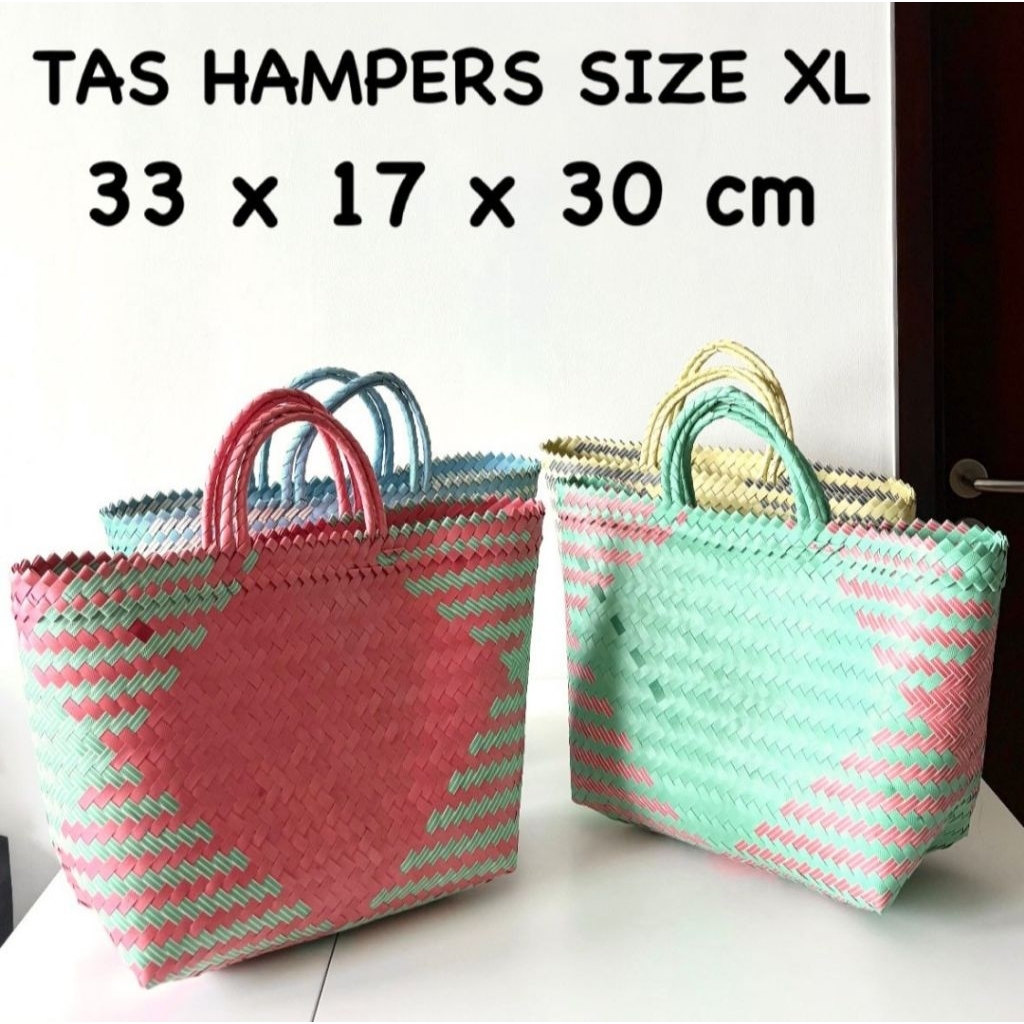 TAS ANYAMAN XL / TAS SOUVENIR / TAS SEMBAKO / TAS HAMPERS NATAL LEBARAN / GOODIE BAG