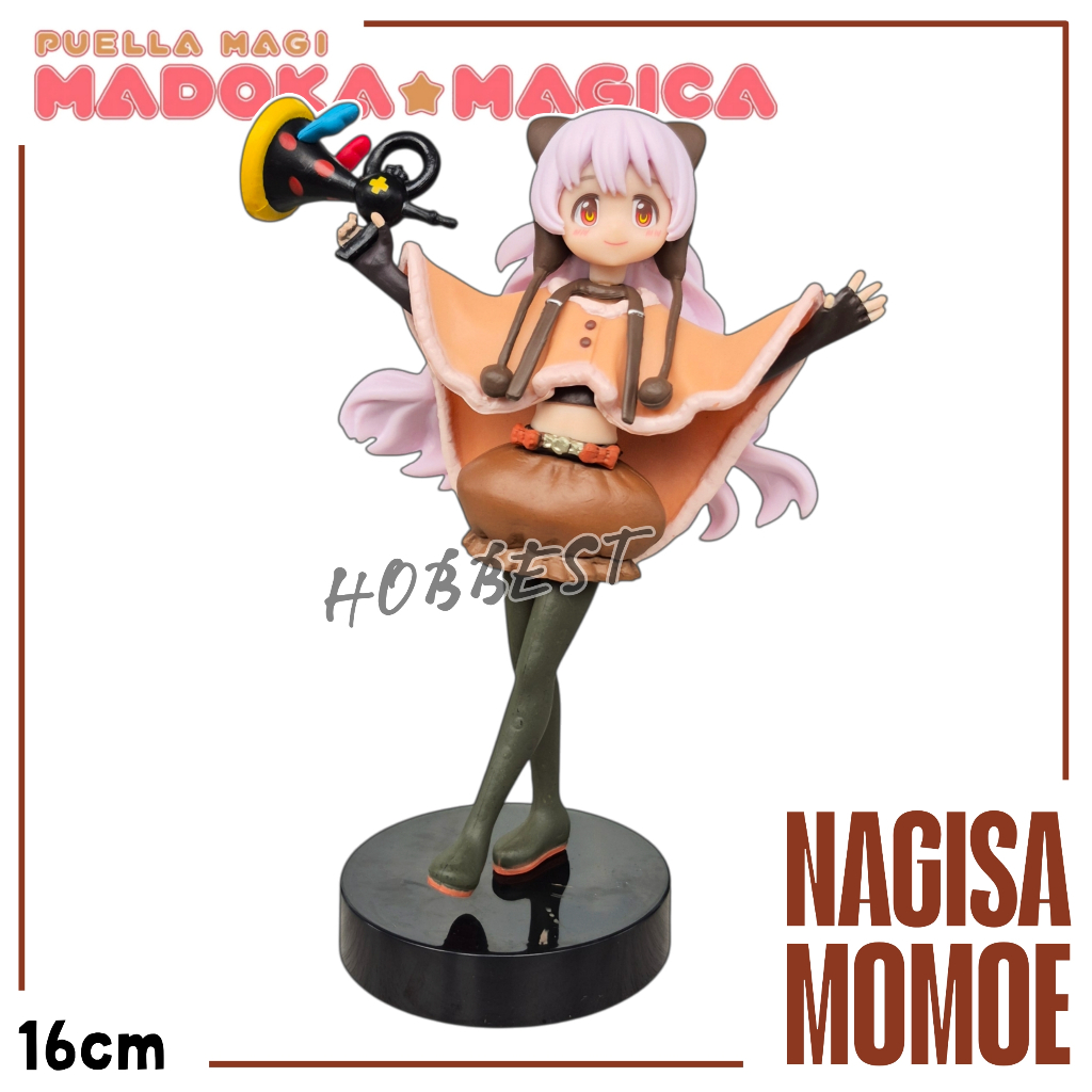 Action Figure PUELLA MAGI MADOKA MAGICA NAGISA MOMOE - Miniatur Anime Waifu Topper Kue Pajangan Toy
