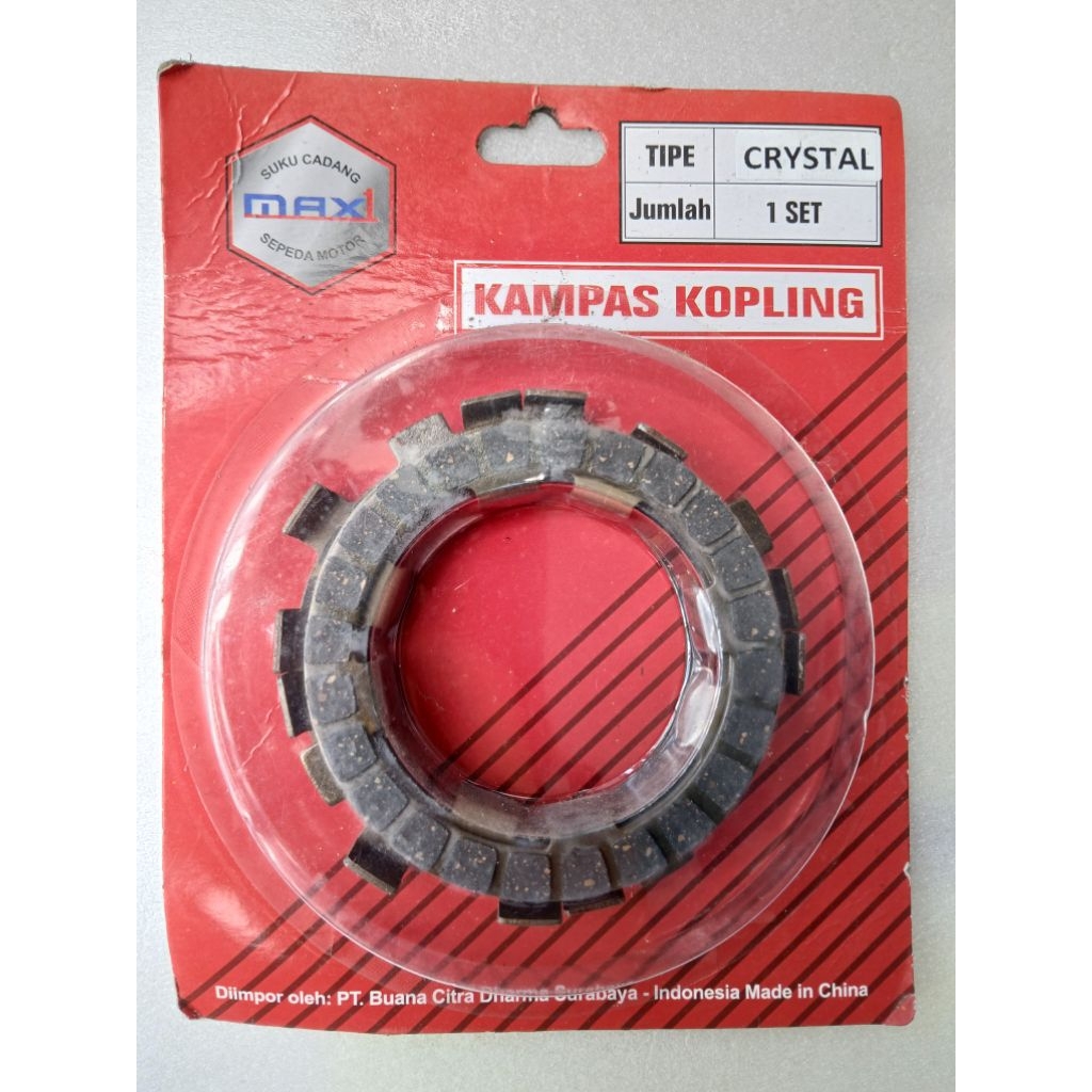 KAMPAS KOPLING PLAT KOPLING 1 SET SUZUKI CRYSTAL