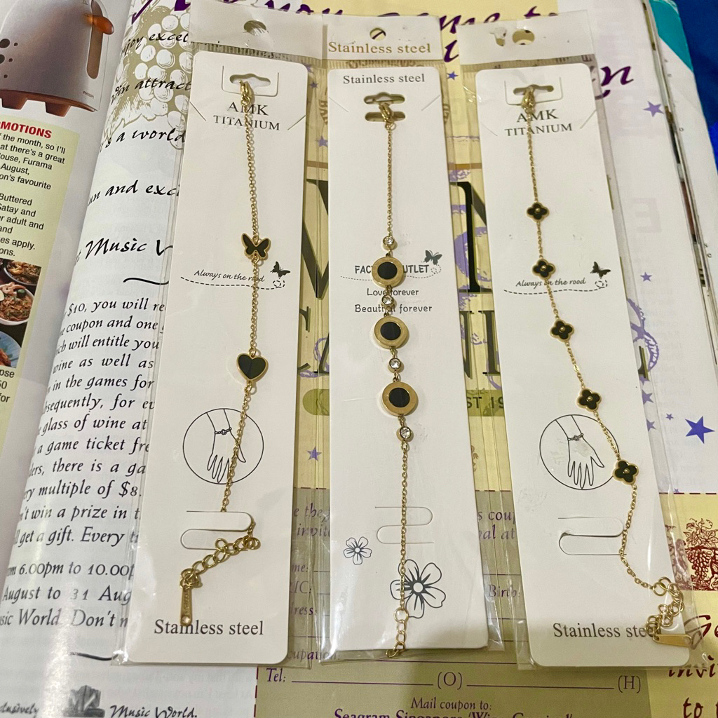 Gelang wanita titanium anti karat / Gelang Wanita Titanium / Gelang Wanita Anti Karat / Gelang Wanit