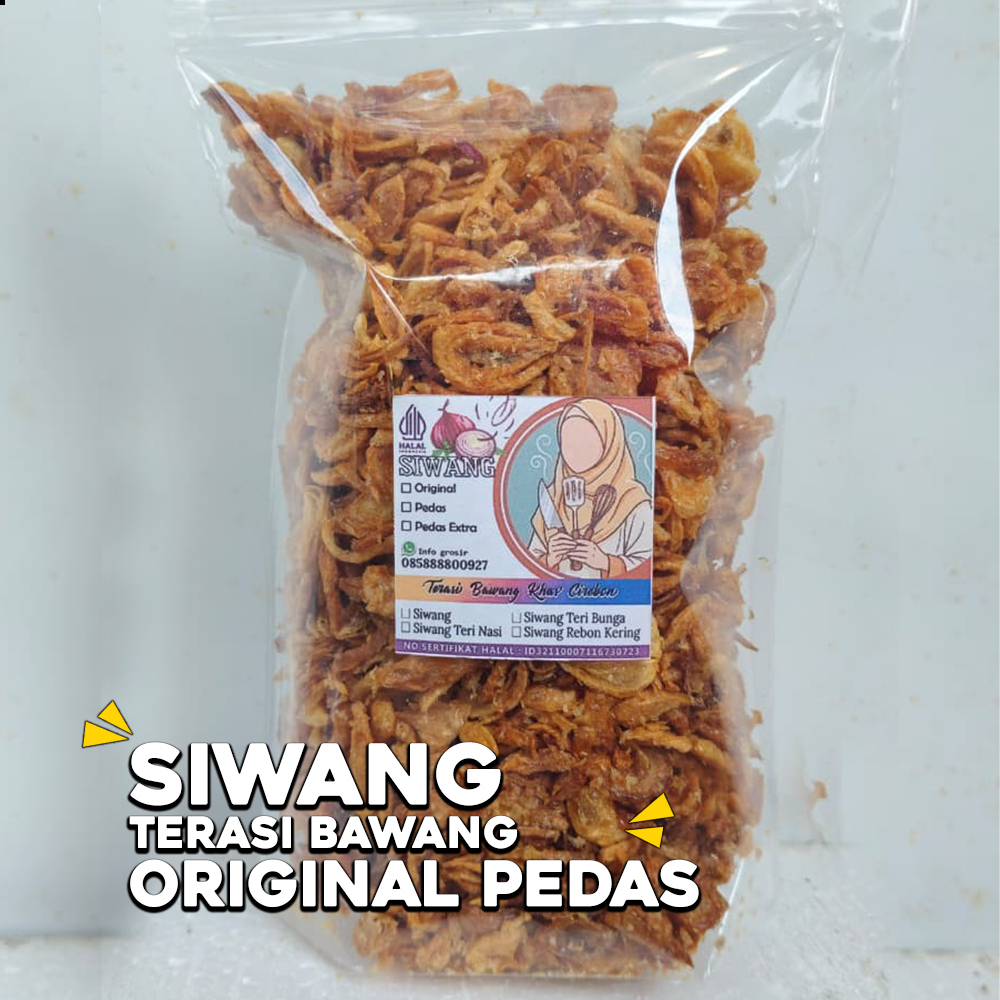 Bawang Goreng Terasi | Siwang | Goreng Garem | Lauk Pauk Praktis, Gurih dan Halal