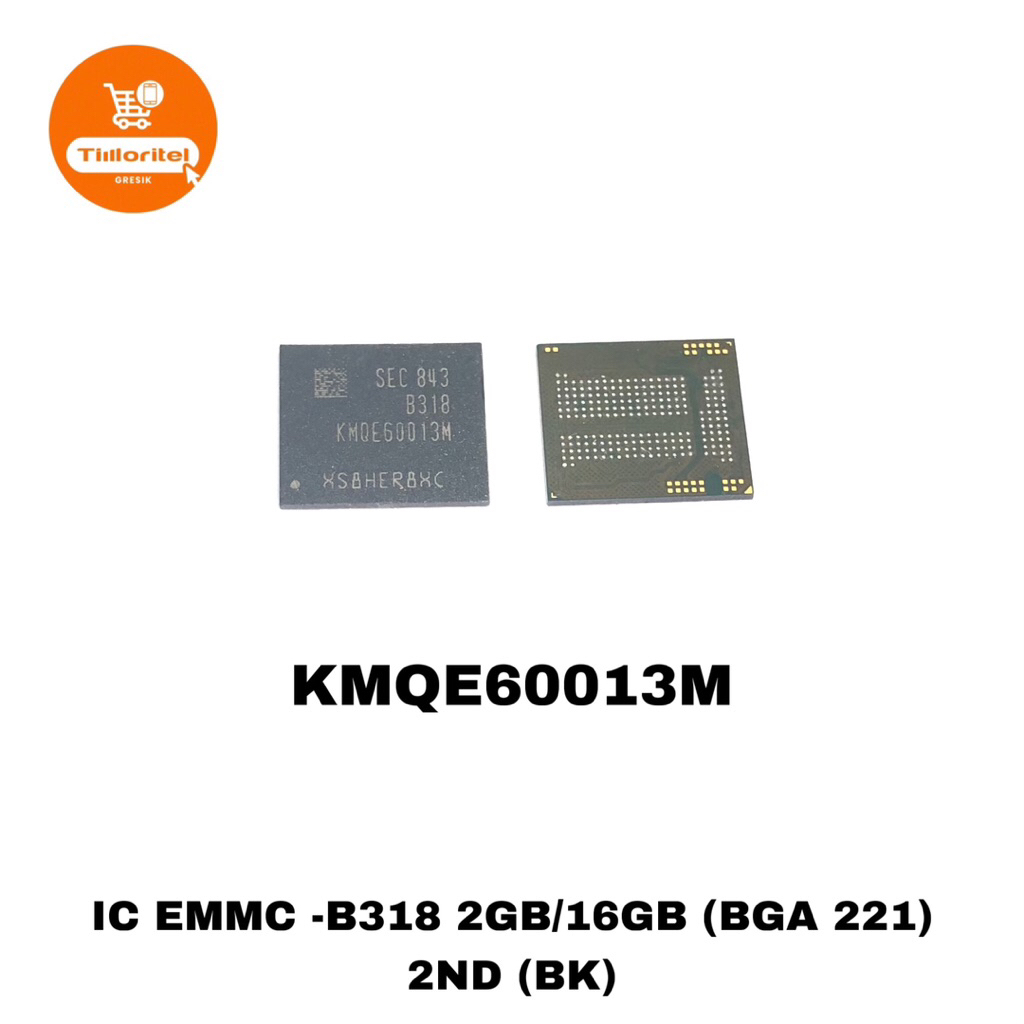 IC EMMC KMQE60013M-B318 2GB/16GB (BGA 221) 2ND (BK)