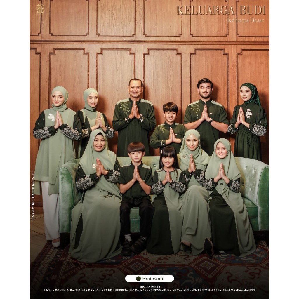 KELUARGA BUDI DRESS MOM GAYA 2 BY PUAN INDONESIA