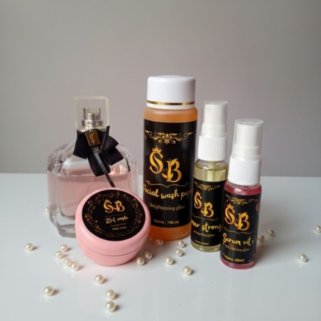 [kemasan terbaru SB] SHEEN BEAUTY PAKET 2IN SIMPLE SERUM VIT C (TONER PENGLUPASAN)