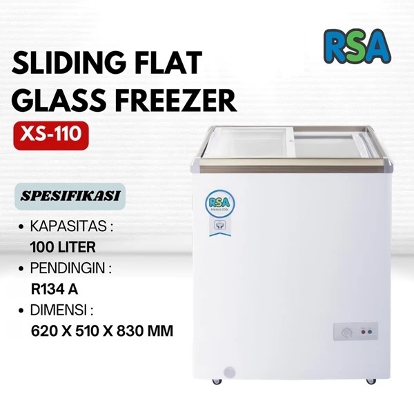 XS-110 FREZER BOX GEA lemari pembeku kapasitas 100 L