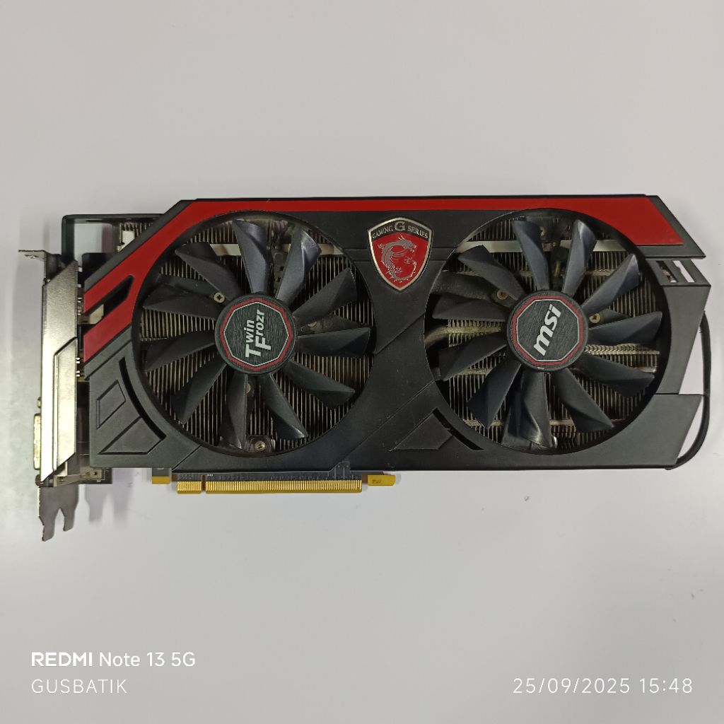 VGA Card PCI Express 4GB ddr5 512bit MSI AMD Radeon R9 290 second original VGA Gaming.