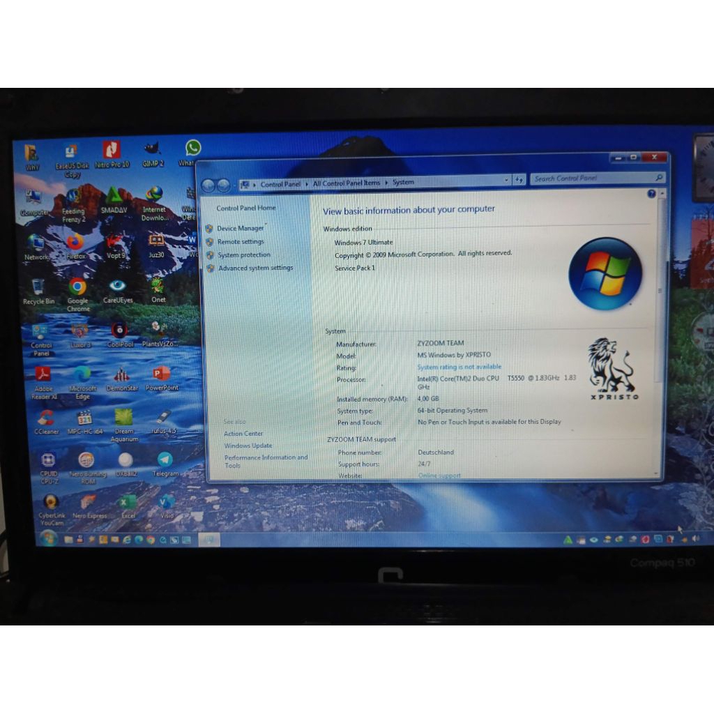 Laptop HP Compaq 510