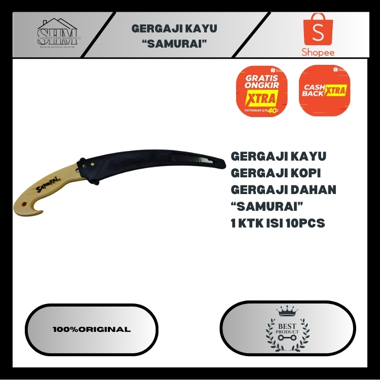 GERGAJI KAYU SAMURAI GERGAJI DAHAN GERGAJI PARANG GERGAJI GG KAYU SAMURAI GROSIRAN MURMER