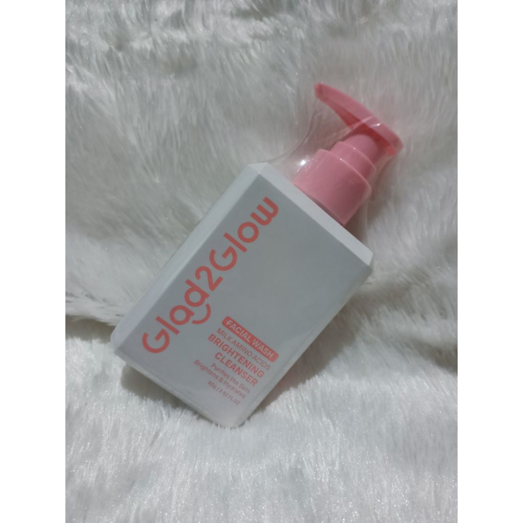 glad2glow facial wash