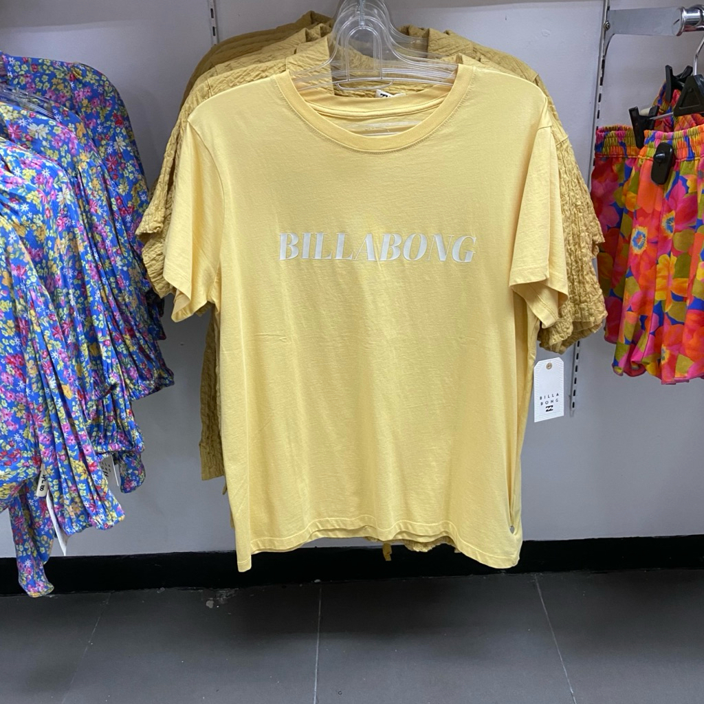 Kaos Billabong Wanita Baseline Tee Sahara Sun Original