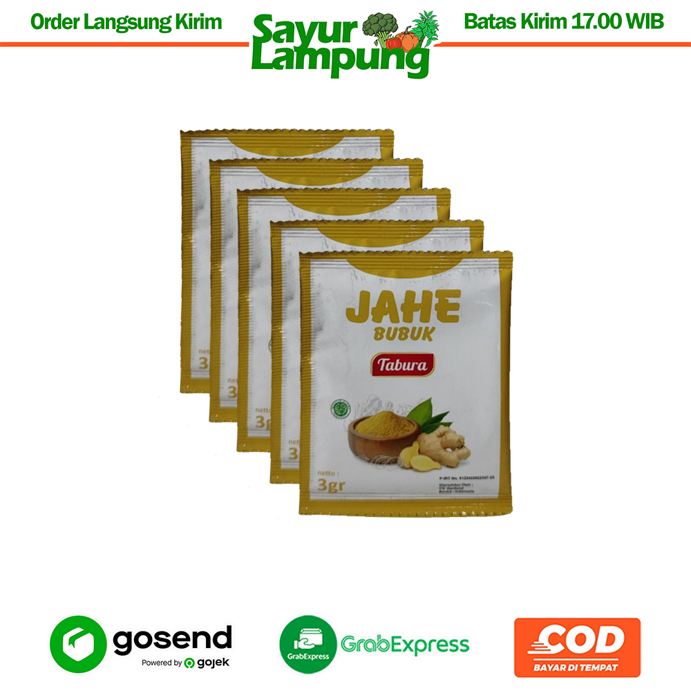 Tabura Jahe Bubuk 3 Gr ( Renceng ) - Sayur Lampung