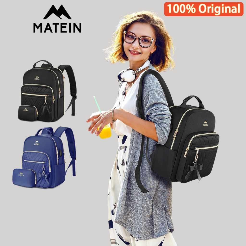 Matein Tas Ransel Wanita Korea Backpack Coquette Cewek kuliah Mini Cantik Lucu Ransel Doughnut