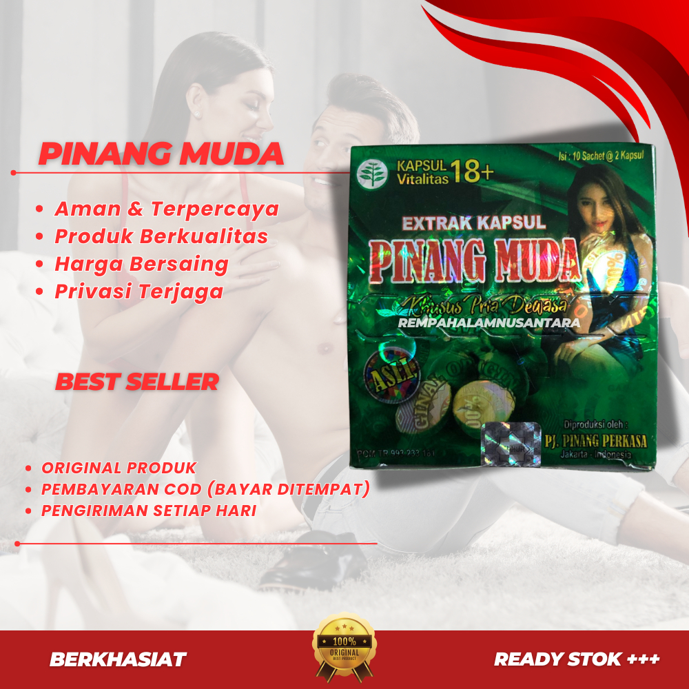 Kapsul Pinang Muda Original Isi 10 Sachet @2 Kapsul