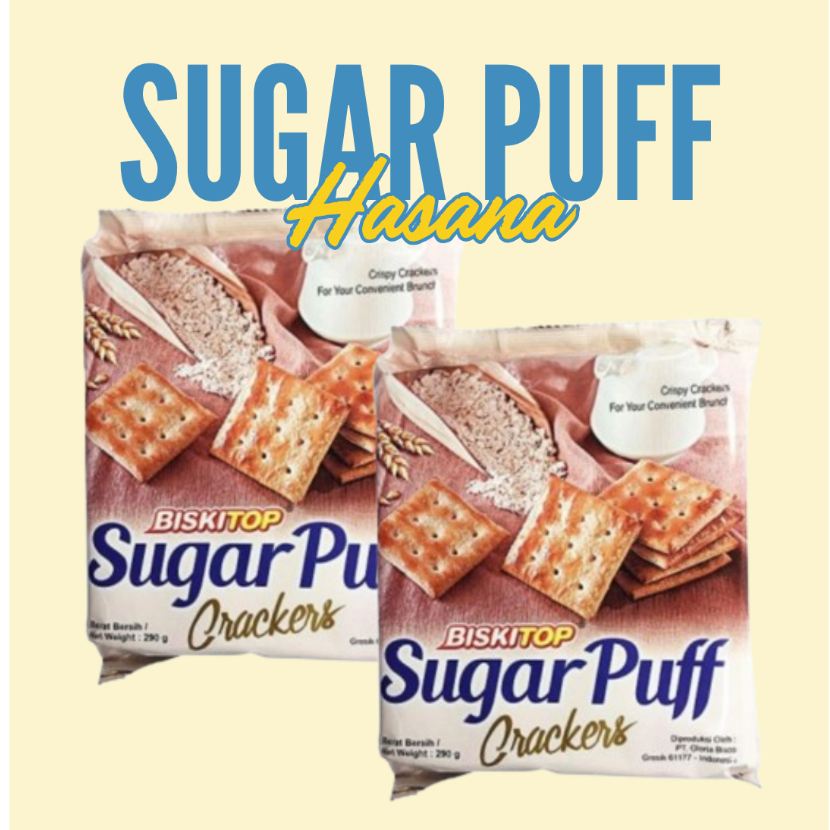 BISKITOP - SUGAR PUFF 290gr Biskuit Kue Kering