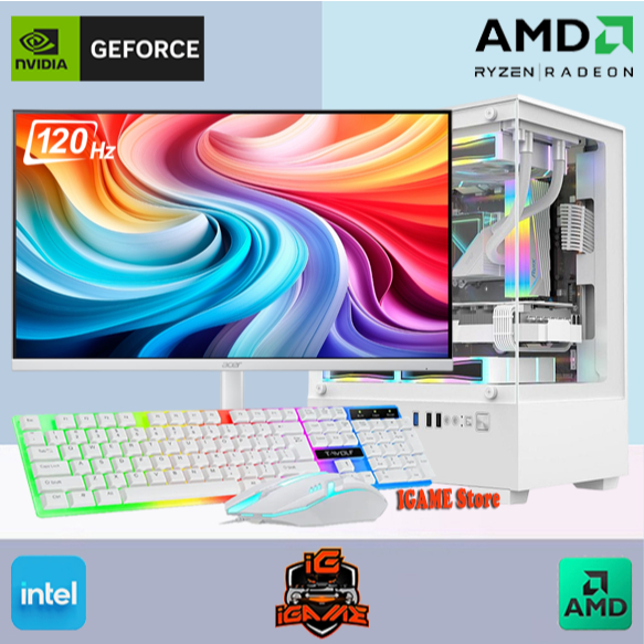 Paket Lengkap Full SET PC GAMING RYZEN 5 5600GT - 24" Samsung CURVE Siap Pakai