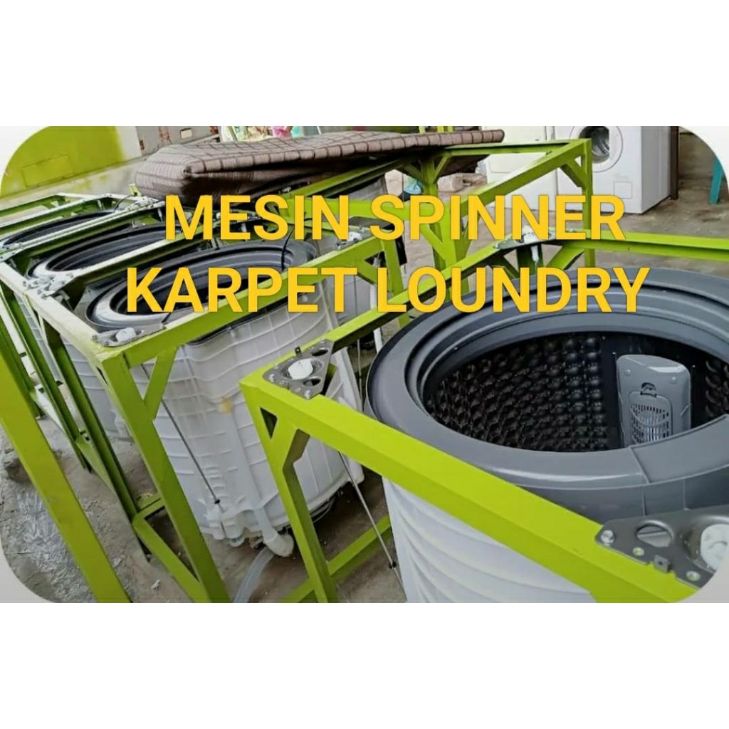 Mesin spinner karpet loundry