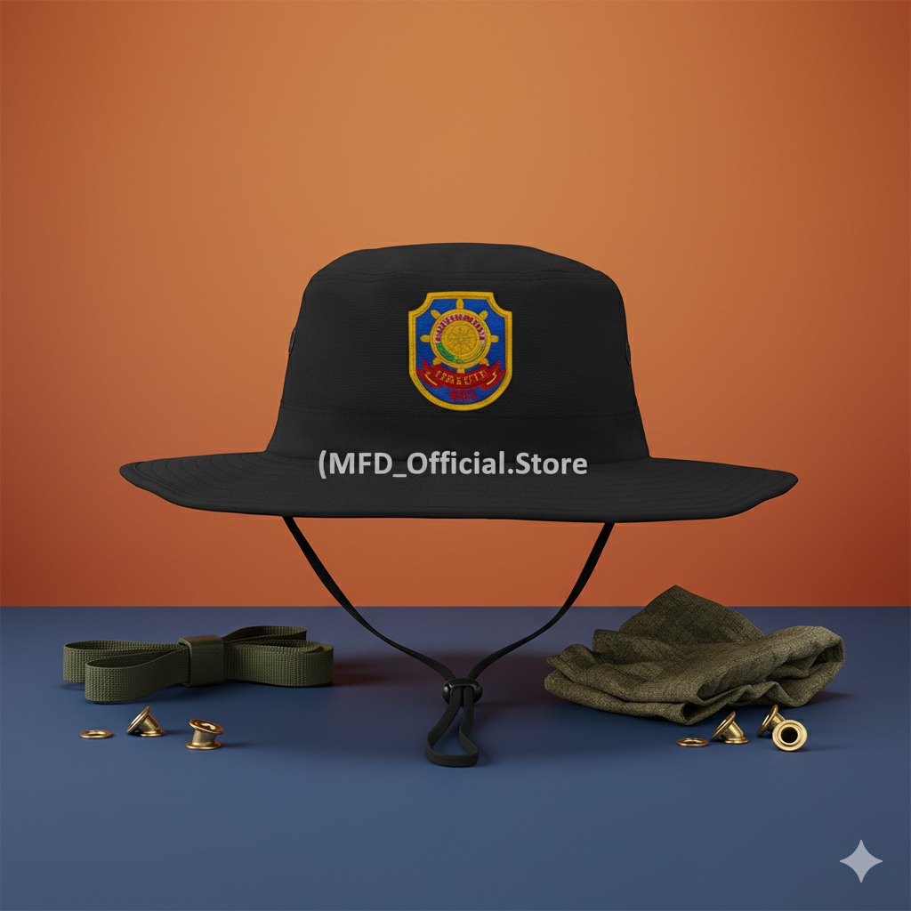 MFD Topi Rimba Satpol pp Tactical Pria Wanita Logo