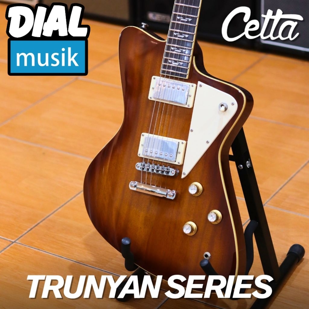 Cetta Trunyan Series Set Neck Sunburst - Gitar Elektrik Cetta Trunyan Original