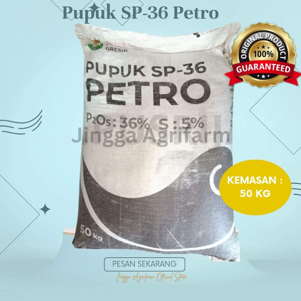 Pupuk  SP 36 Petro Kemasan 50kg Original