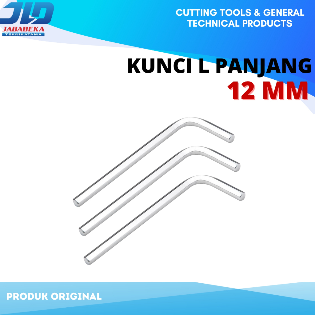 TEKIRO KUNCI L PANJANG 12 MM / KUNCI L PANJANG / TOOLS TEKIRO ORIGINAL