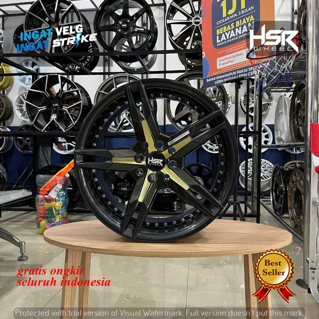 READY VELG IMPORT HSR R17 BUAT BRZ, ALTIS NEW, CORONA, LUXIO, LEXUS